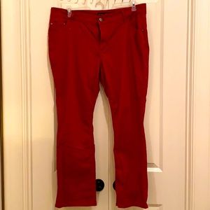 Lee Riders size 18W M boot cut deep red pants